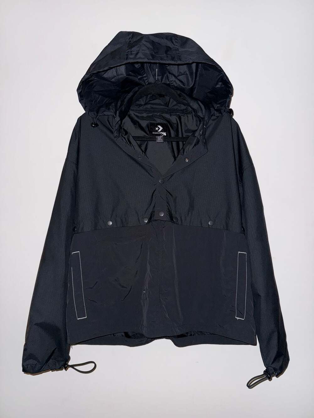 Converse x Martine Ali Anorak Jacket Size S Black